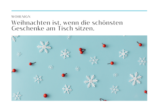 WOHLSIGN Weihnachtsglückskeks