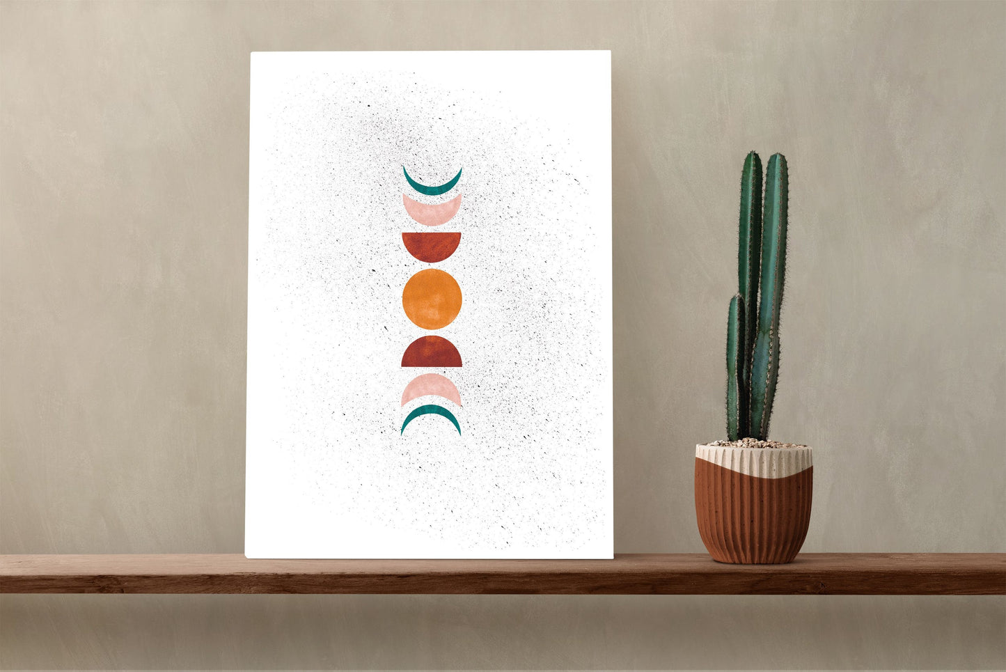 Poster Mondphasen A4 Flora Florae