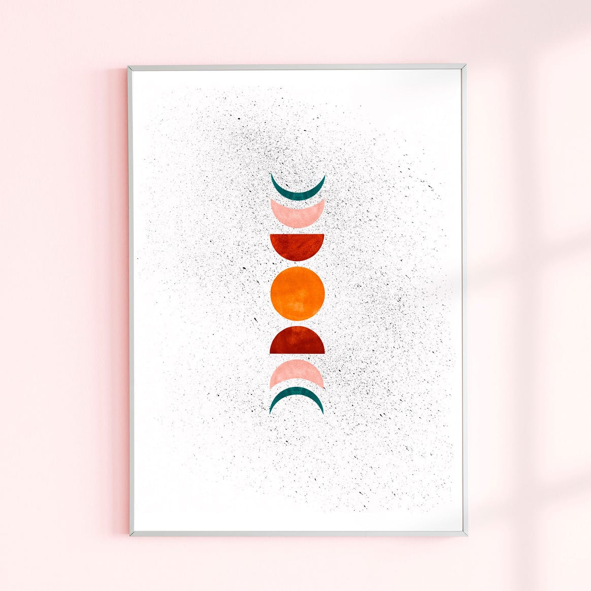 Poster Mondphasen A4 Flora Florae