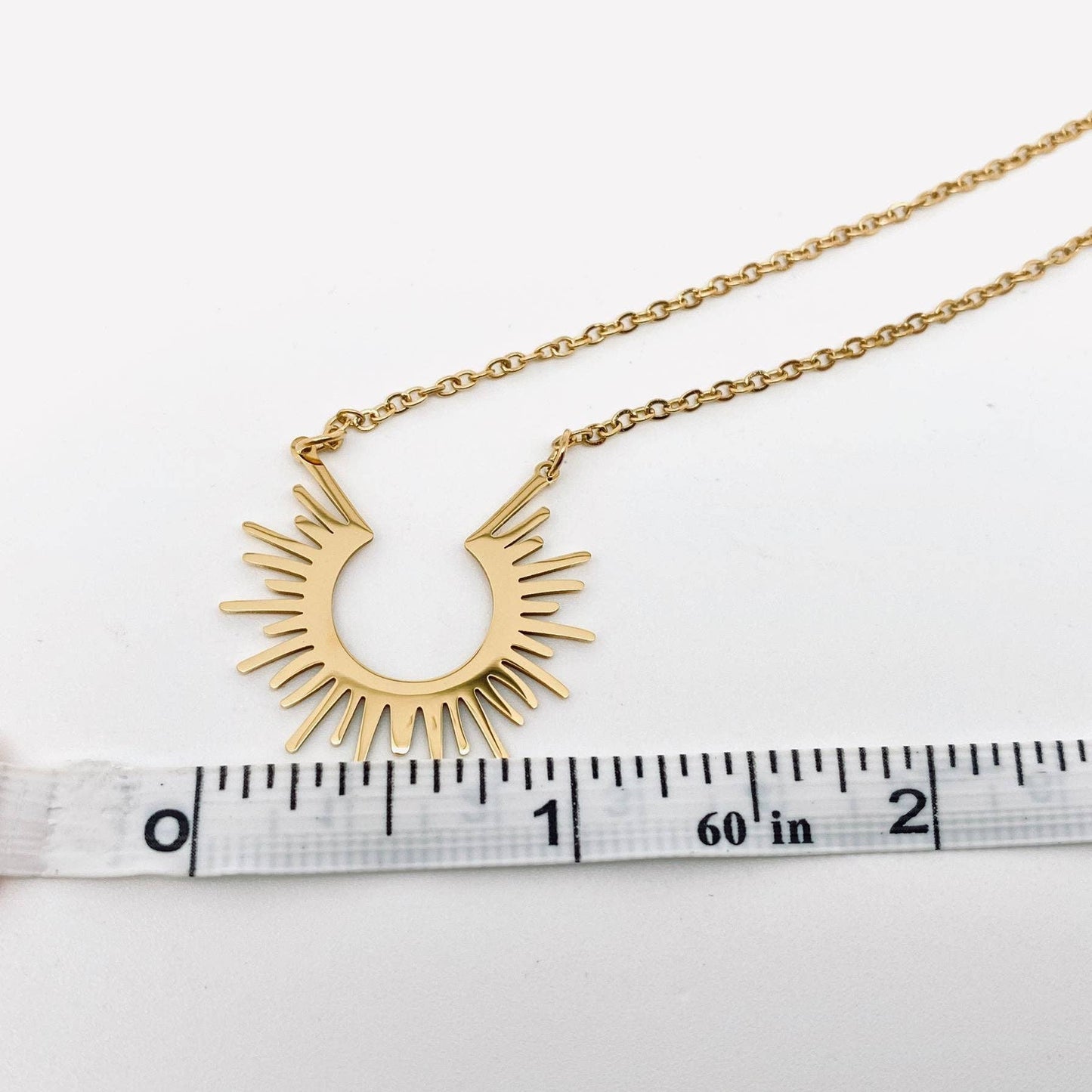 Sunshine Halskette | Edelstahl | vergoldet