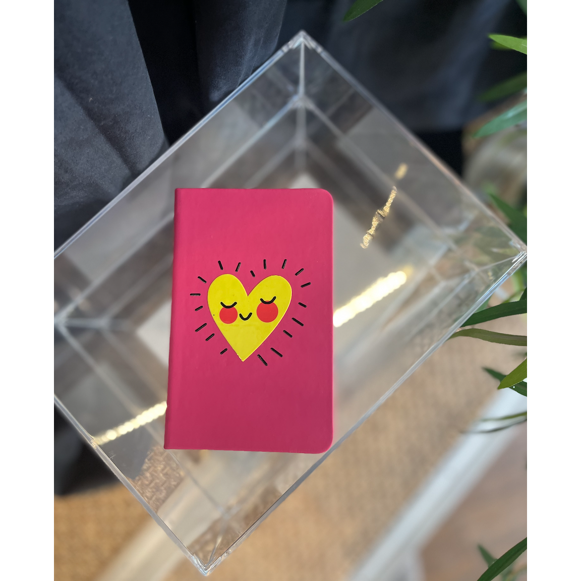 Notizbuch A6 | Herz | fuchsia