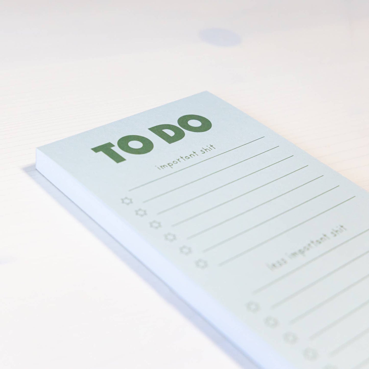 Note Pad - To Do (Important Shit)