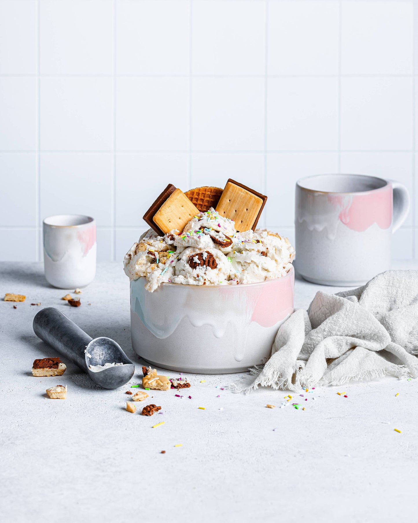 Frozen Ice Cream Espressotasse Egg Back Home