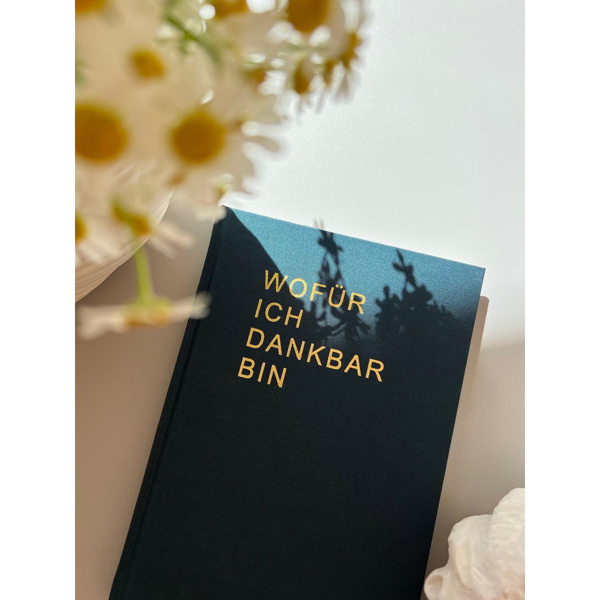 Dankbarkeitstagebuch "Wofür ich dankbar bin" blau
