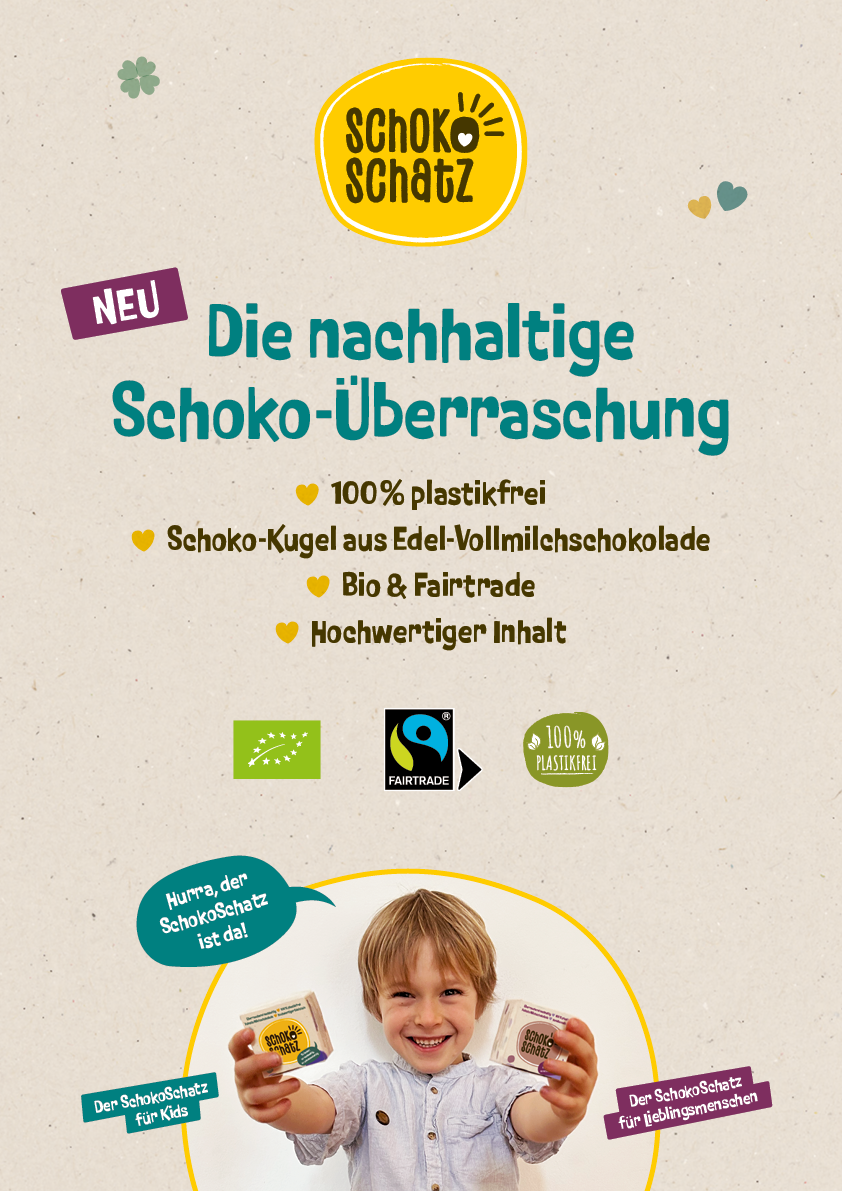 Schokokugel mit Überraschung "Glückssteine"