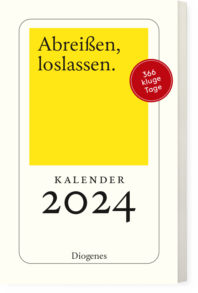 Kalender Abreißen, loslassen 2024 Diogenes