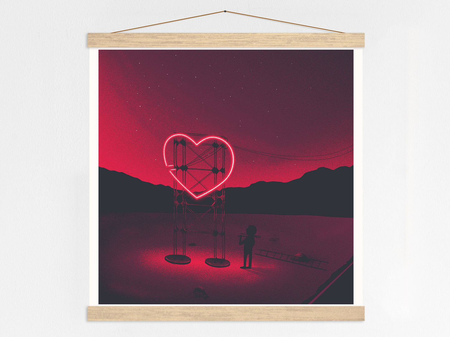 Bilderleisten aus Eichenholz | 22cm | A4