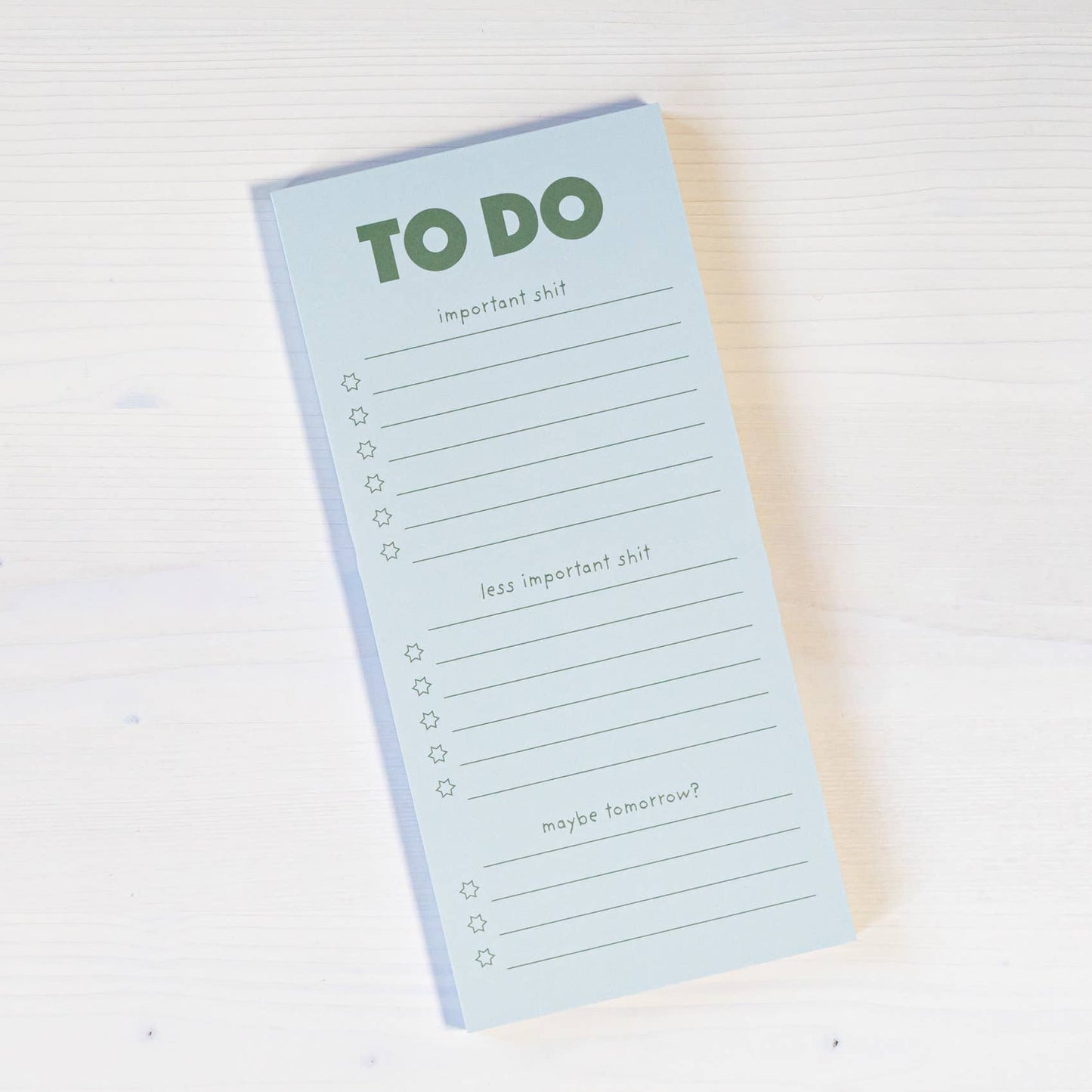 Note Pad - To Do (Important Shit)