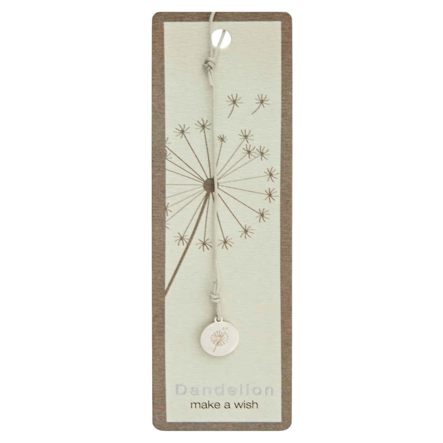 Lesezeichen mit Symbol Pusteblume