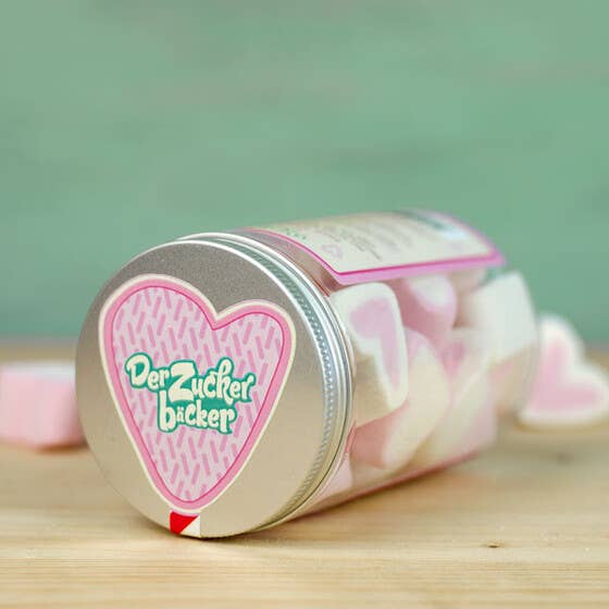 Naschdose Hab Dich Lieb Marshmallow Herzen Geschenkdose