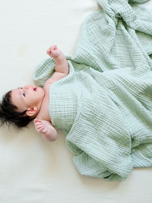 Babydecke Musselin