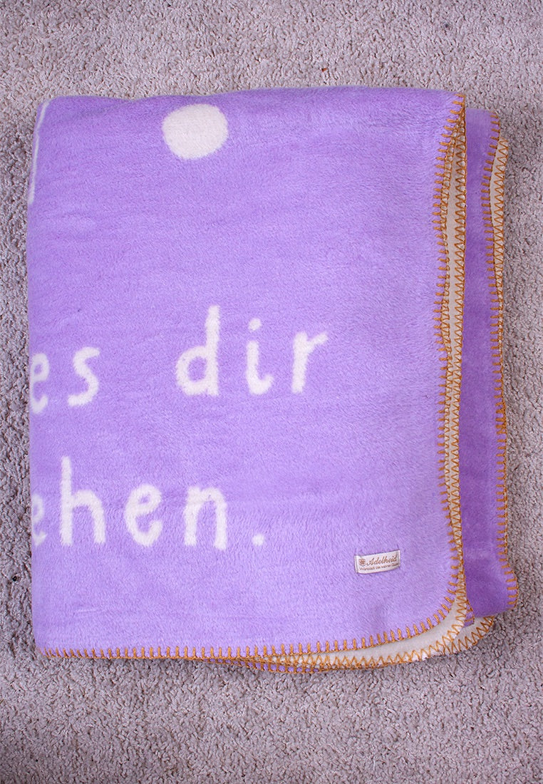 Kuscheldecke "Lass es dir gut gehen" Adelheid Anna Katharina Jansen