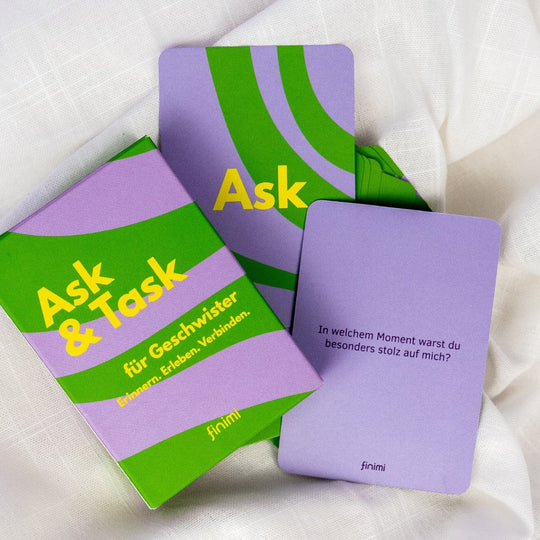 Ask & Task | Kartenspiel für Geschwister
