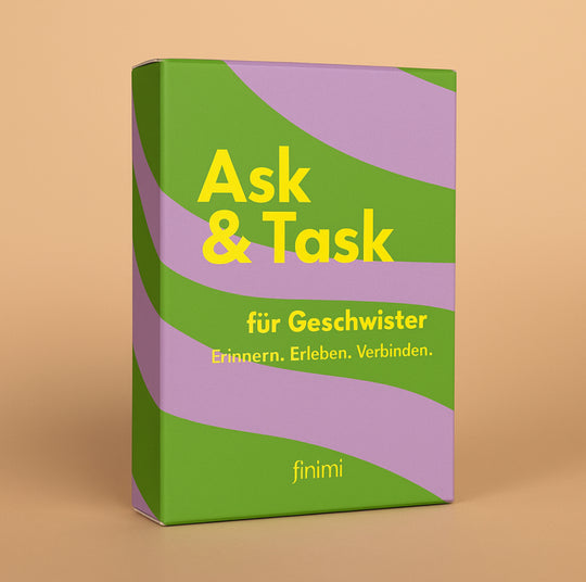 Ask & Task | Kartenspiel für Geschwister