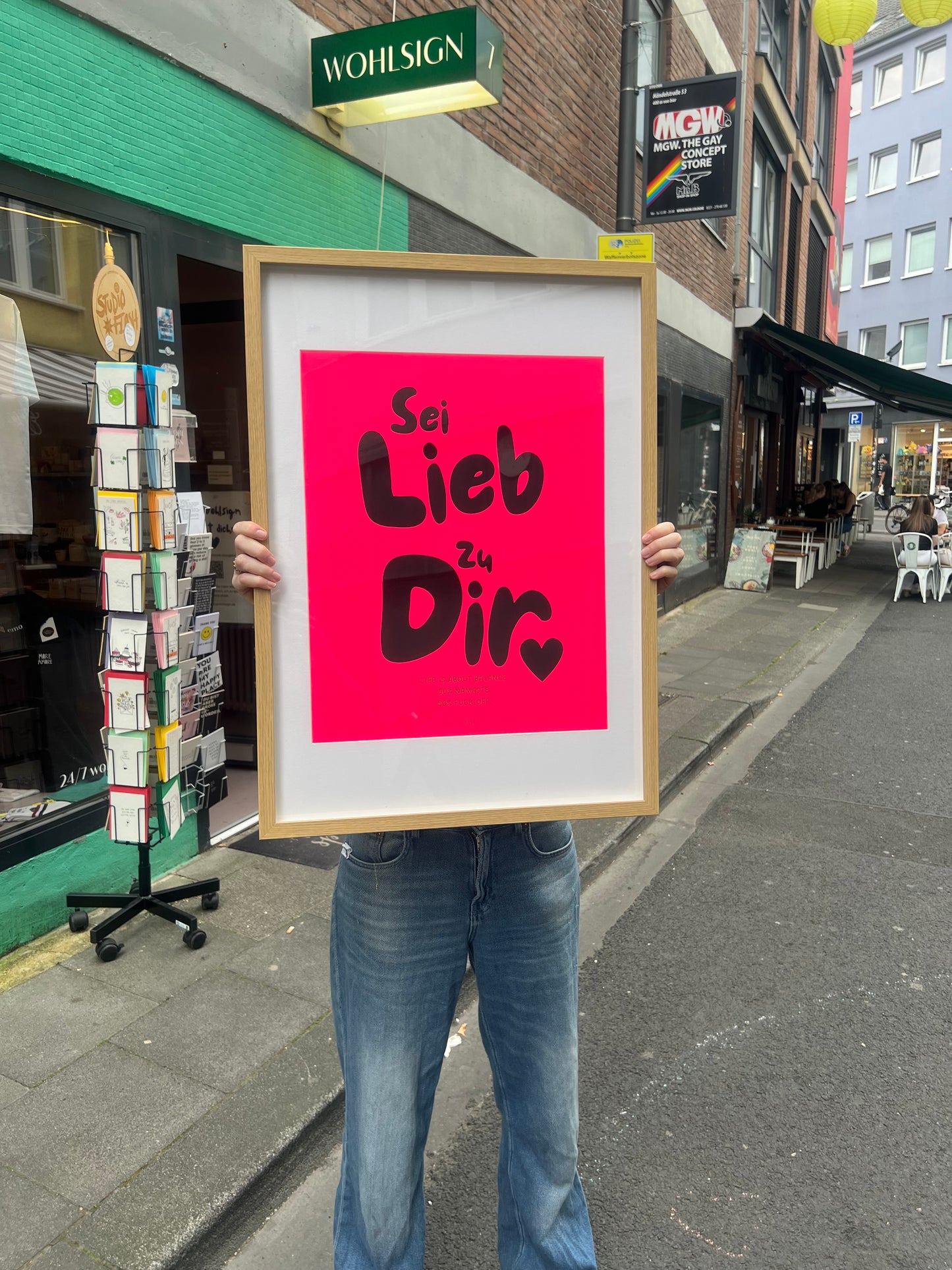 Plakat „Sei lieb zu dir“