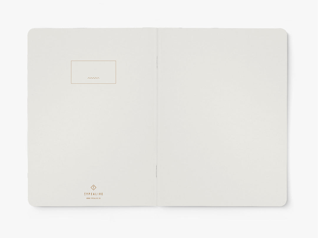 Notizheft A5 | blanko | typealive