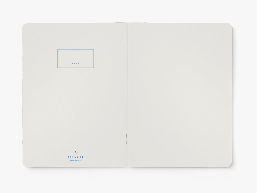 Notizheft A5 | blanko | typealive
