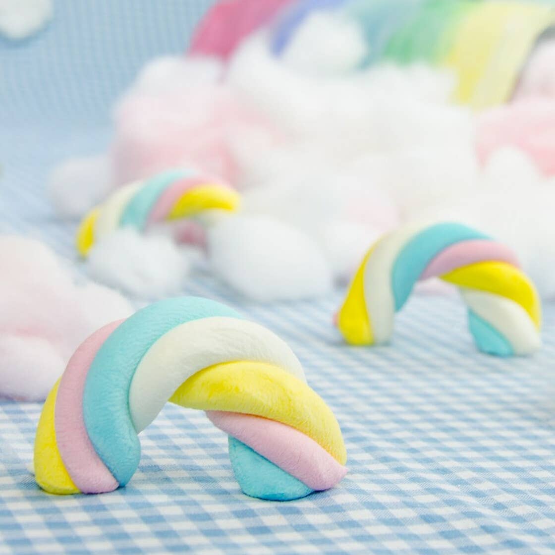 Wundertüte Mini Einhornzöpfe Bunte Marshmallow Spiralen
