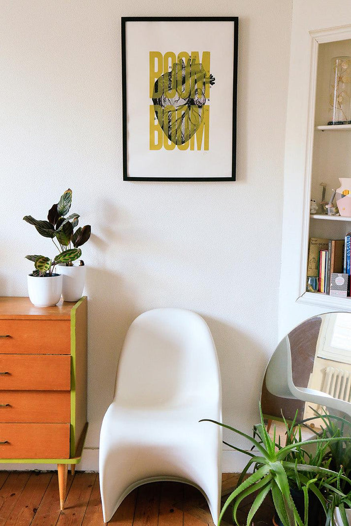 Poster BOOM BOOM A3 | Gold