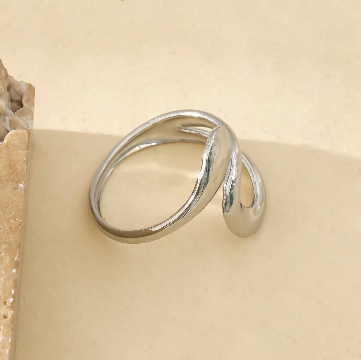 Ring vorne offen | Edelstahl