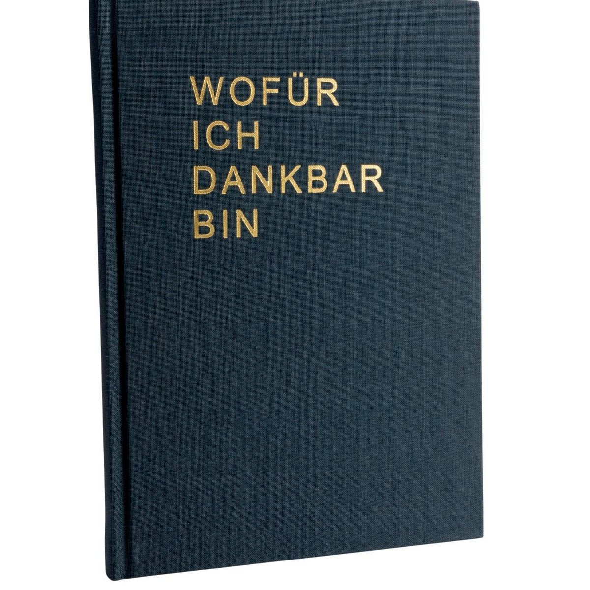 Dankbarkeitstagebuch "Wofür ich dankbar bin" blau