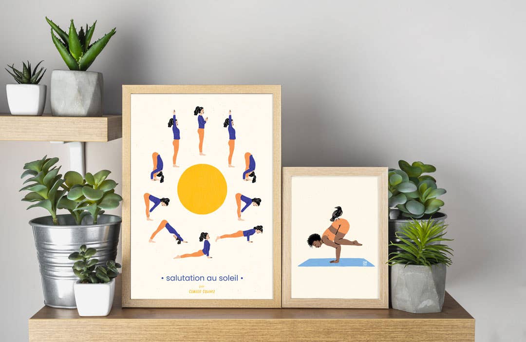 Sonnengruß ☀️ | Yogaposter