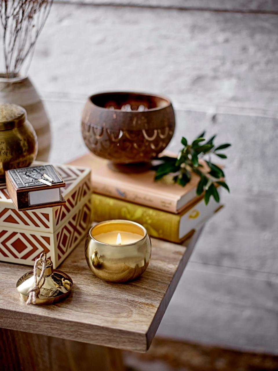 Duftkerze Weihnachtskugel | Nektarine