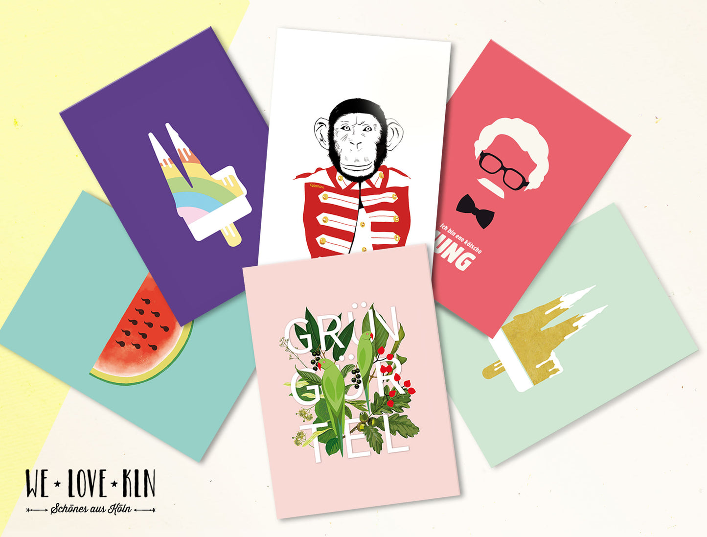 Postkarte Kölsche Melone