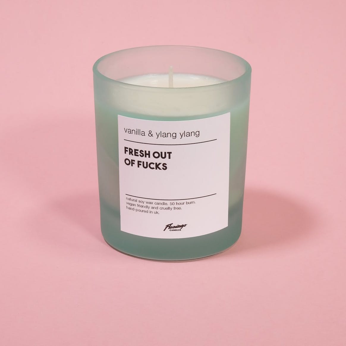 Duftkerze Vanille & Ylang Ylang Sojawachs Flamingo Candles