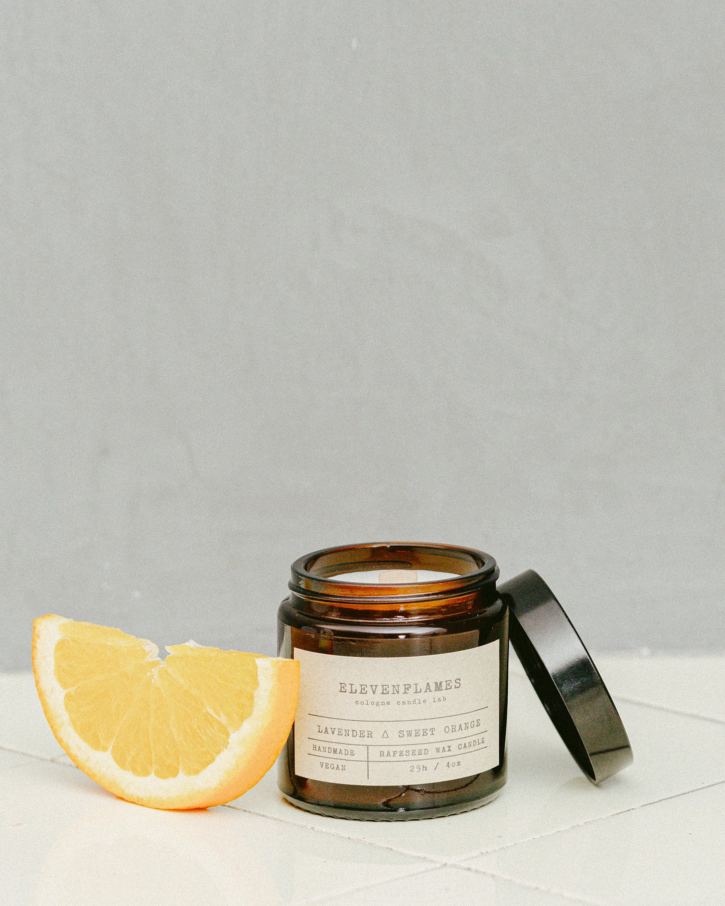 Kerze Lavendel & Orange