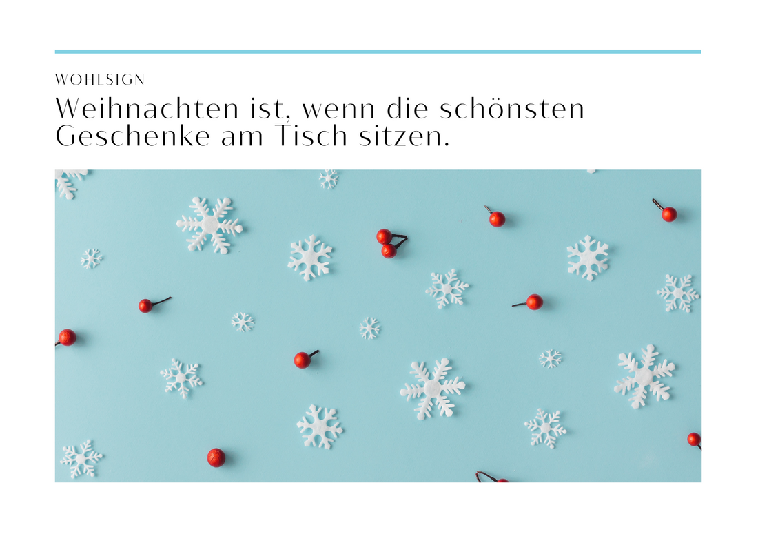 WOHLSIGN Weihnachtsglückskeks