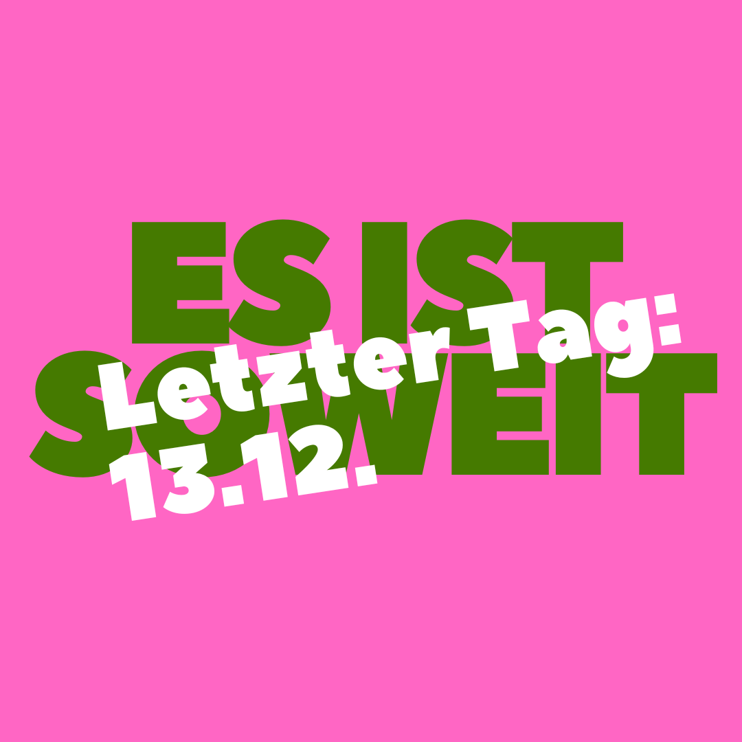 Letzte Chance - das Wohlsign schliesst am 13.12. in Köln