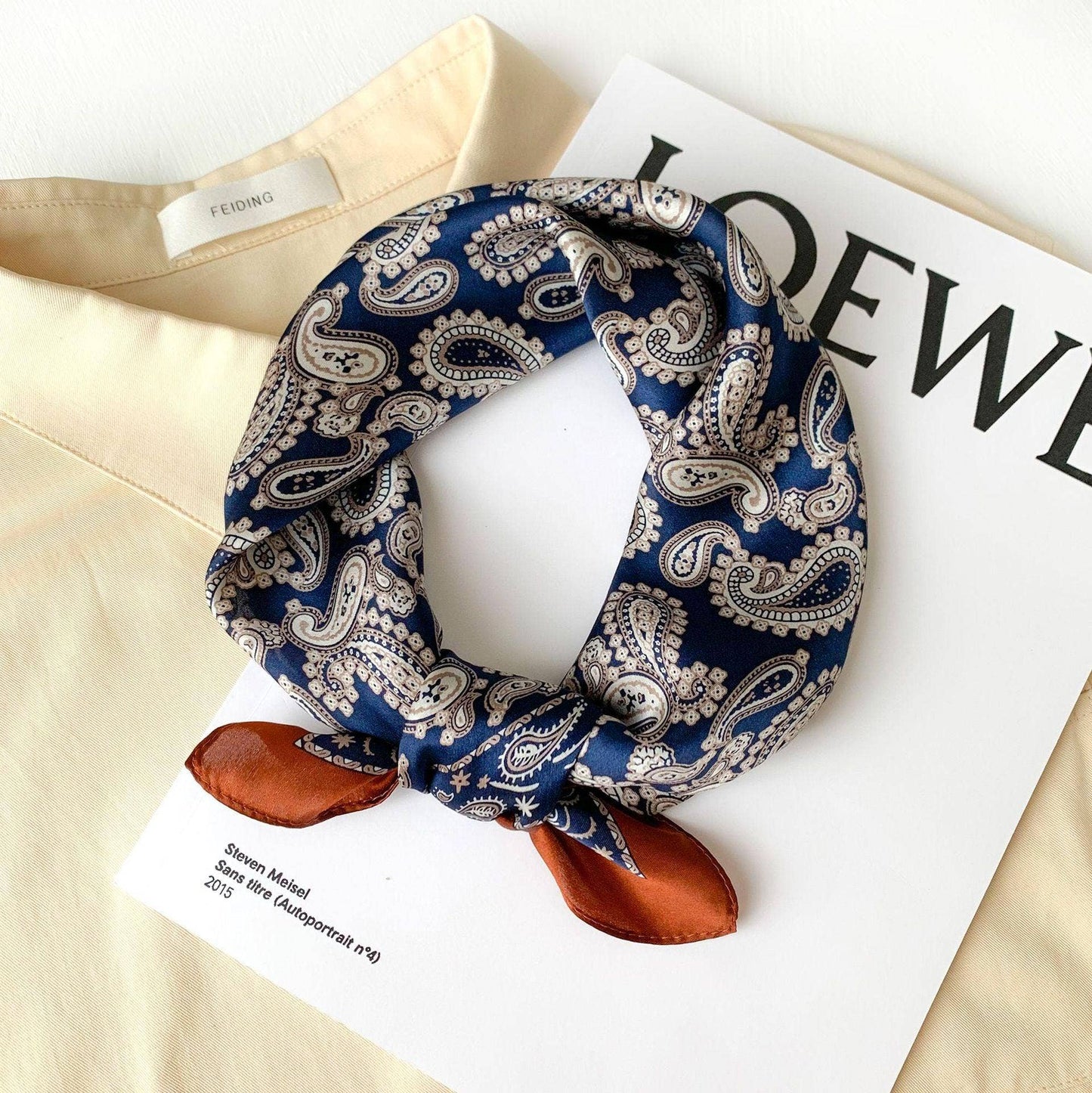 Seidentuch mit Vintage-Paisleymuster