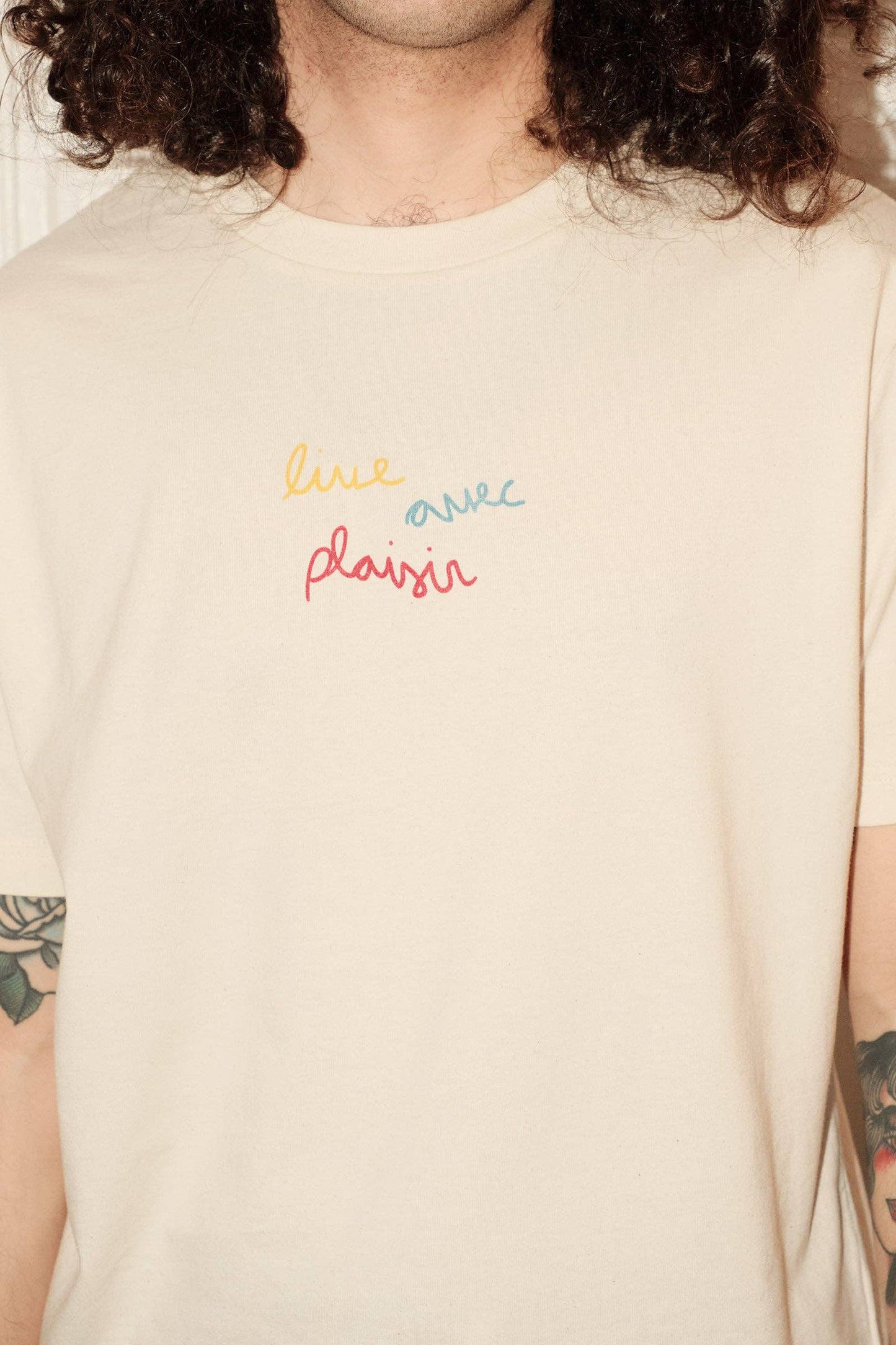 Tshirt „Live avec plaisir“