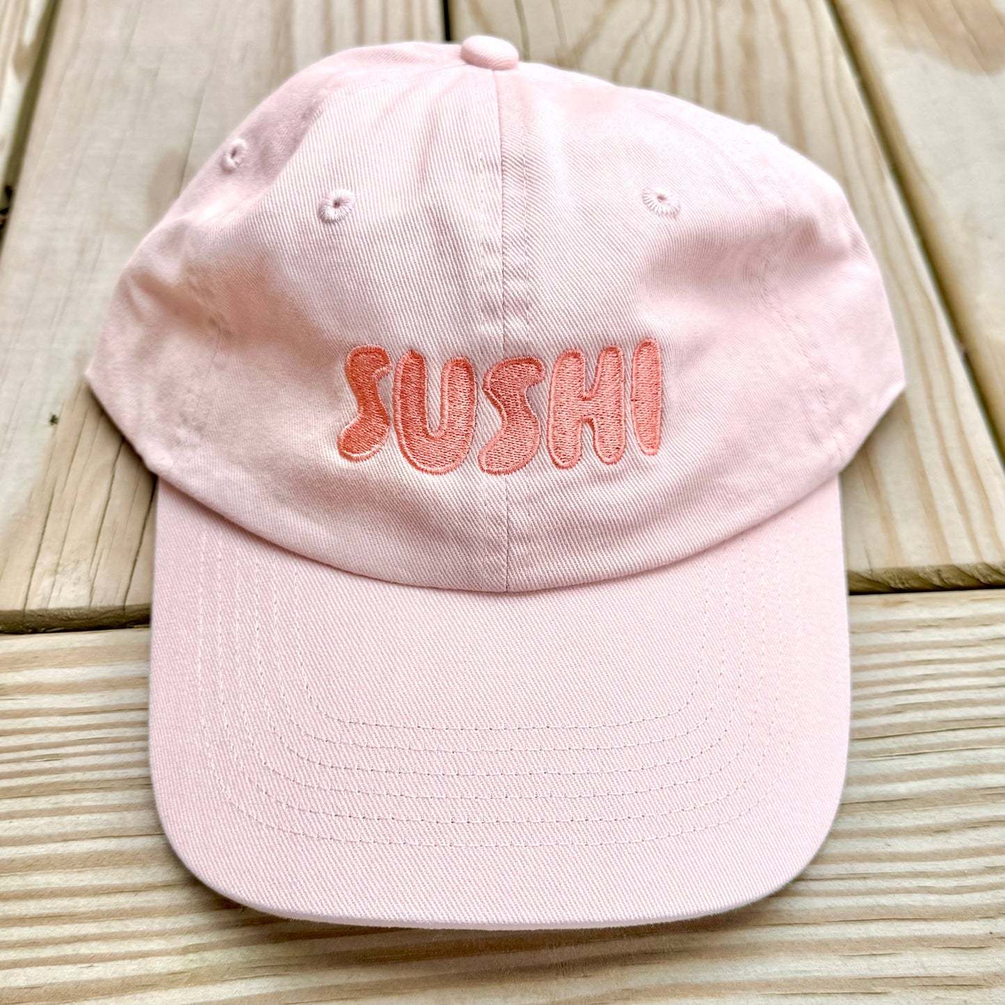 SUSHI Feinschmecker Baseballkappe |  Dad CAP rosa Lachs