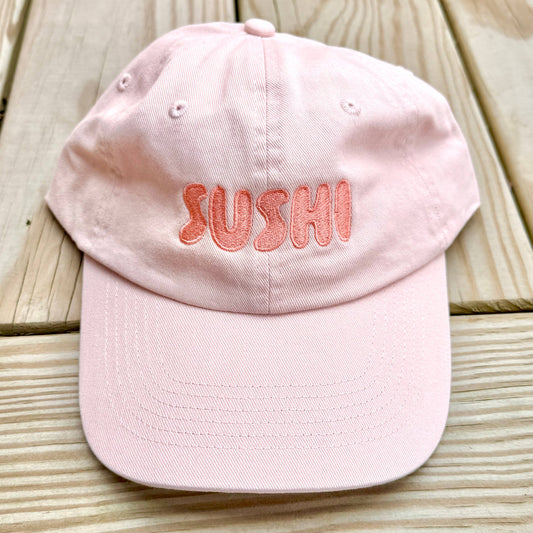 SUSHI Feinschmecker Baseballkappe |  Dad CAP rosa Lachs