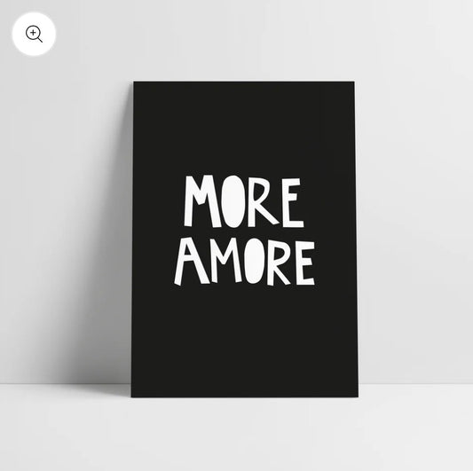 Postkarte „More Amore“