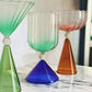 Sektglas bunt