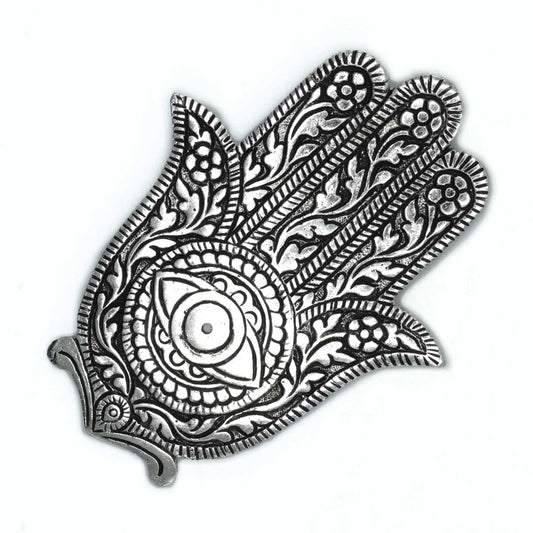 Hamsa Räucherstäbchenhalter Hand | Silber