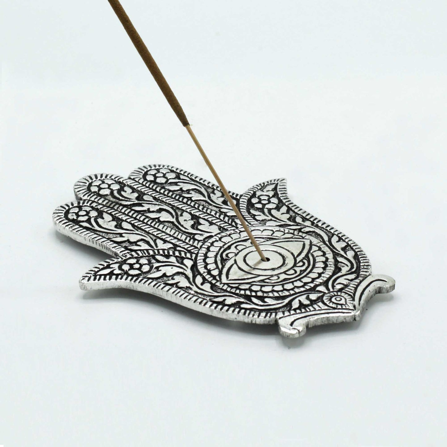 Hamsa Räucherstäbchenhalter Hand | Silber