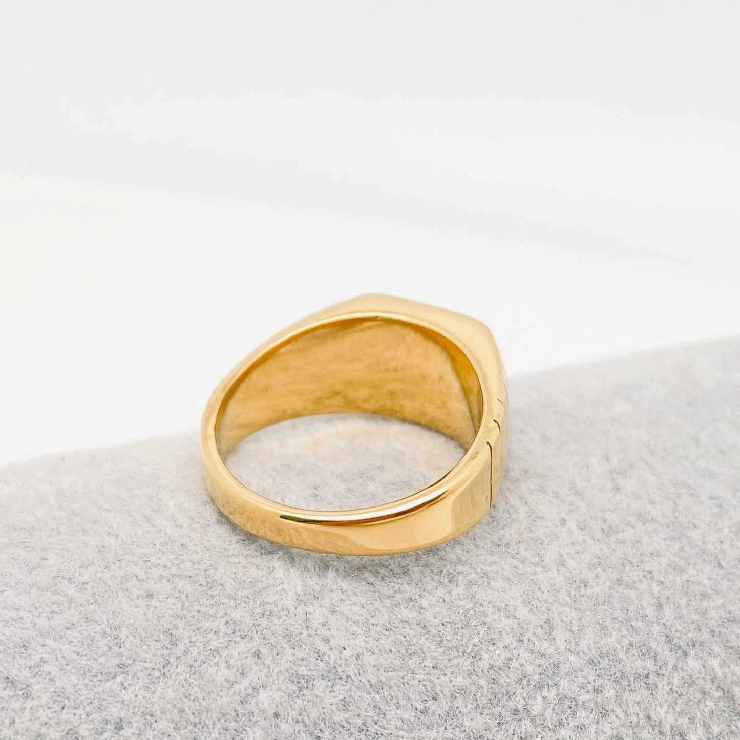 Ring „Rich Bitch“ | Edelstahl | vergoldet