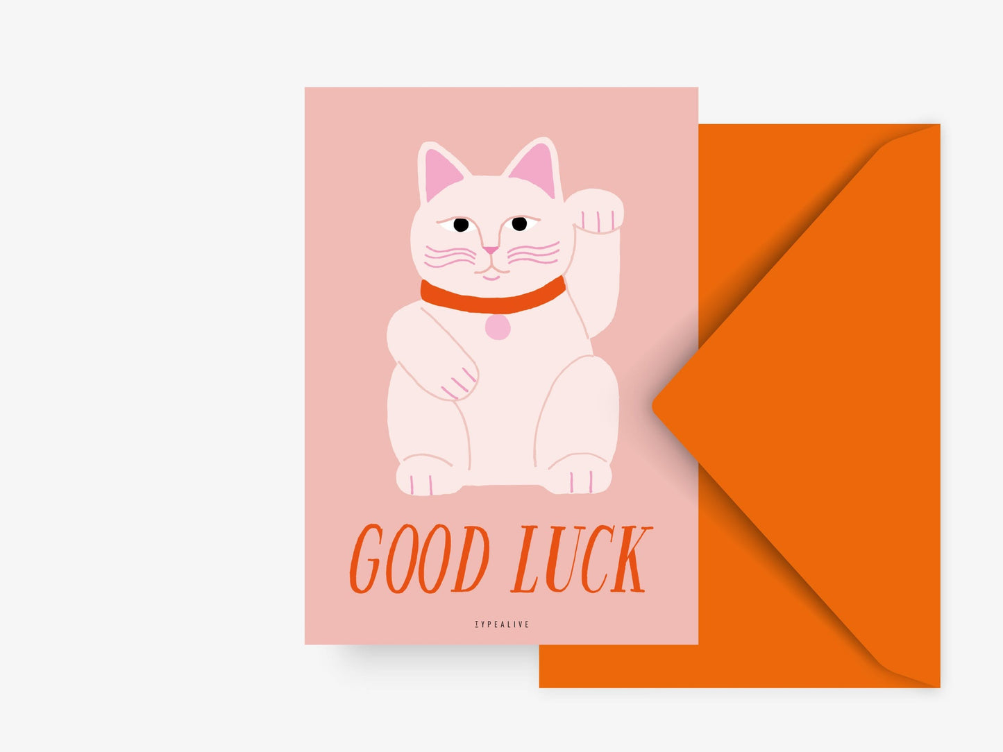 Postkarte "Lucky Cat"