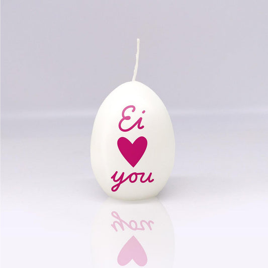 Osterei-Kerz | Ei love you