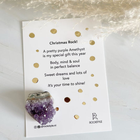 WINTER Giftbag – Amethyst „Christmas Rock“