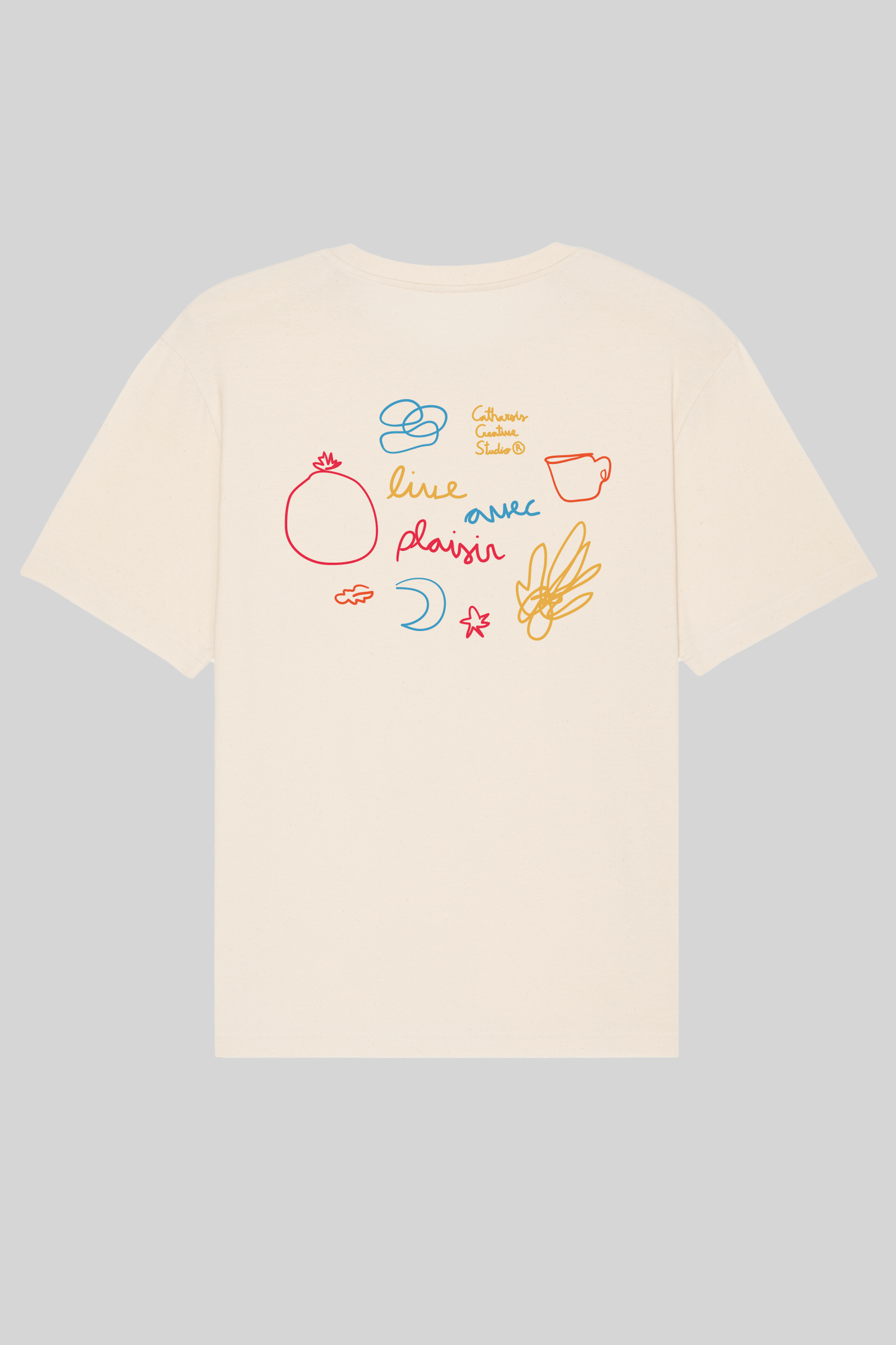 Tshirt „Live avec plaisir“