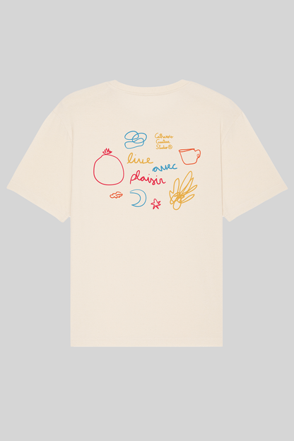 Tshirt „Live avec plaisir“