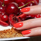 Nagellack "green" red cherry kirsche nachhaltig vegan