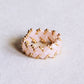 Tilabeadring | hellrosa/gold bazou