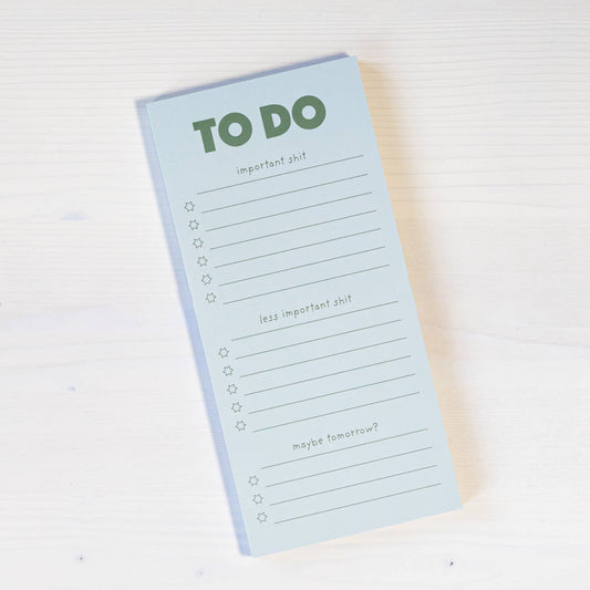Note Pad - To Do (Important Shit)
