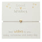 Armband "Good Wishes" | Engel | vergoldet mit backing card
